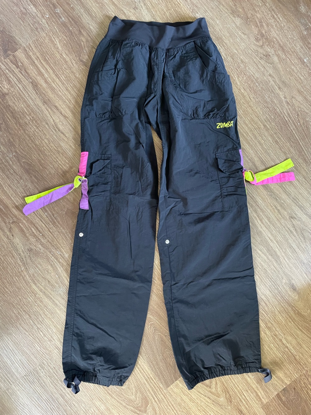 Zumba Fitness Black Cargo Active Pants